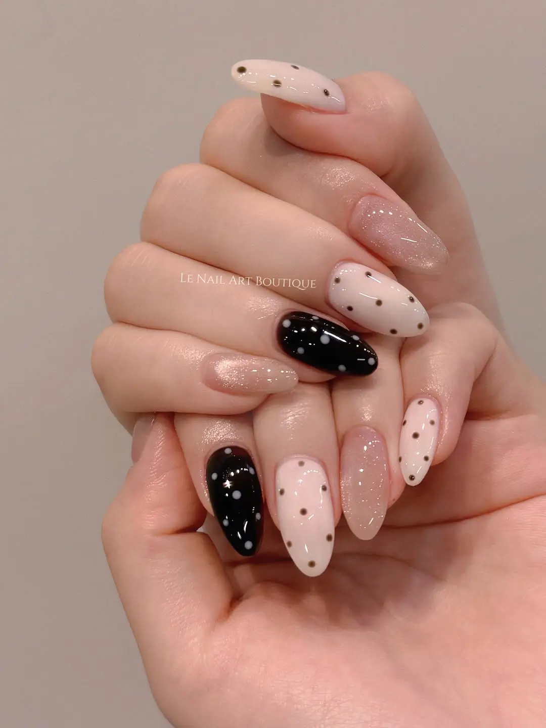 Polka Dot and Shimmer Blend