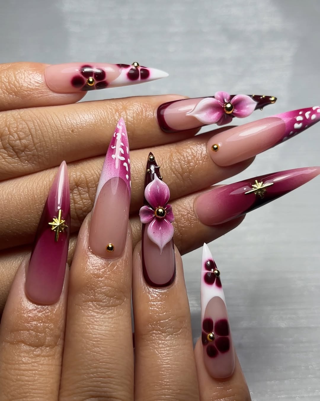 3D Blossoms and Blended Colors
