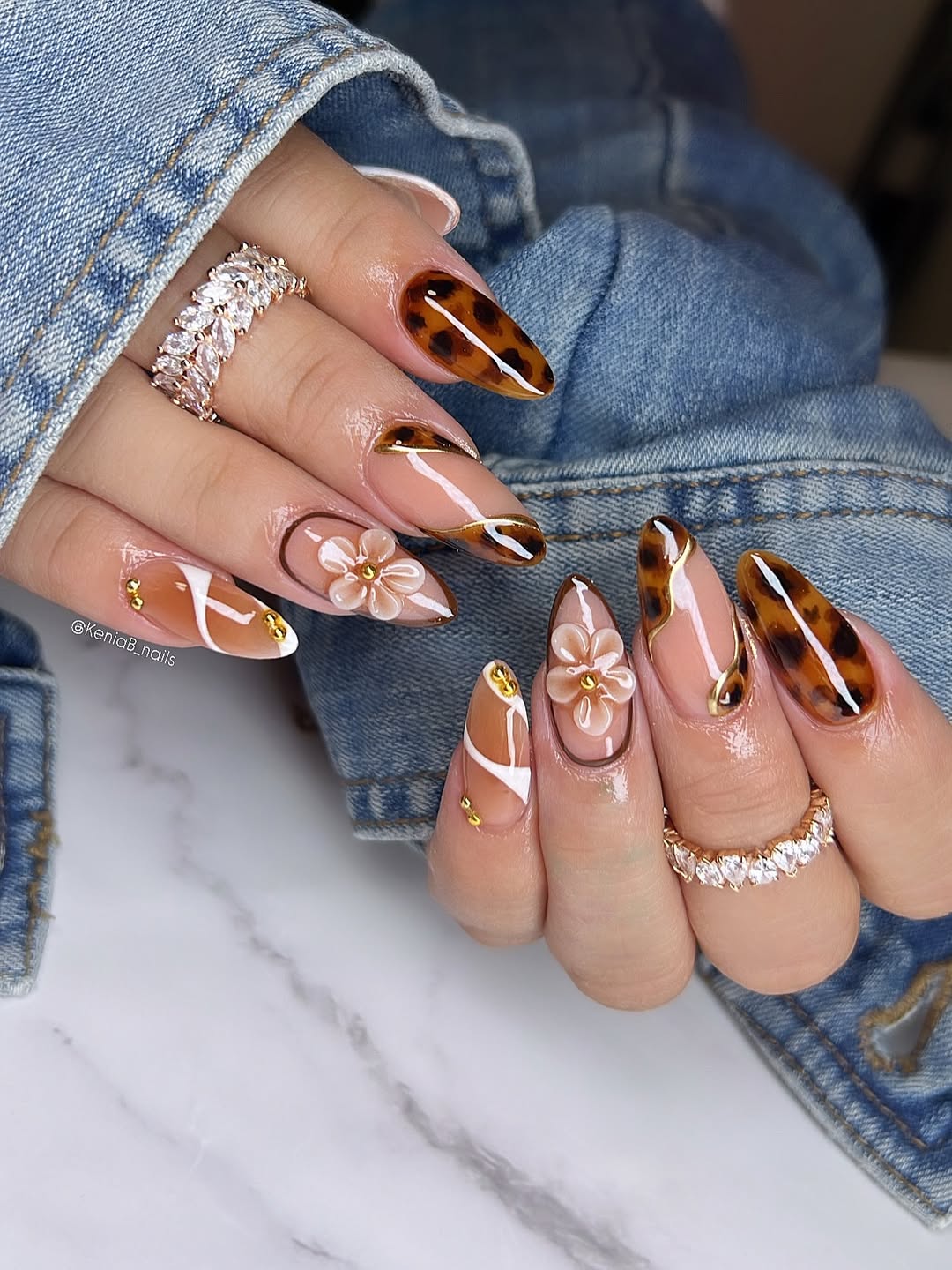 Floral Tortoise Design