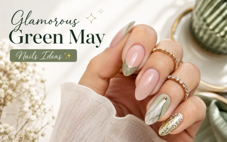 Green May Nails Ideas