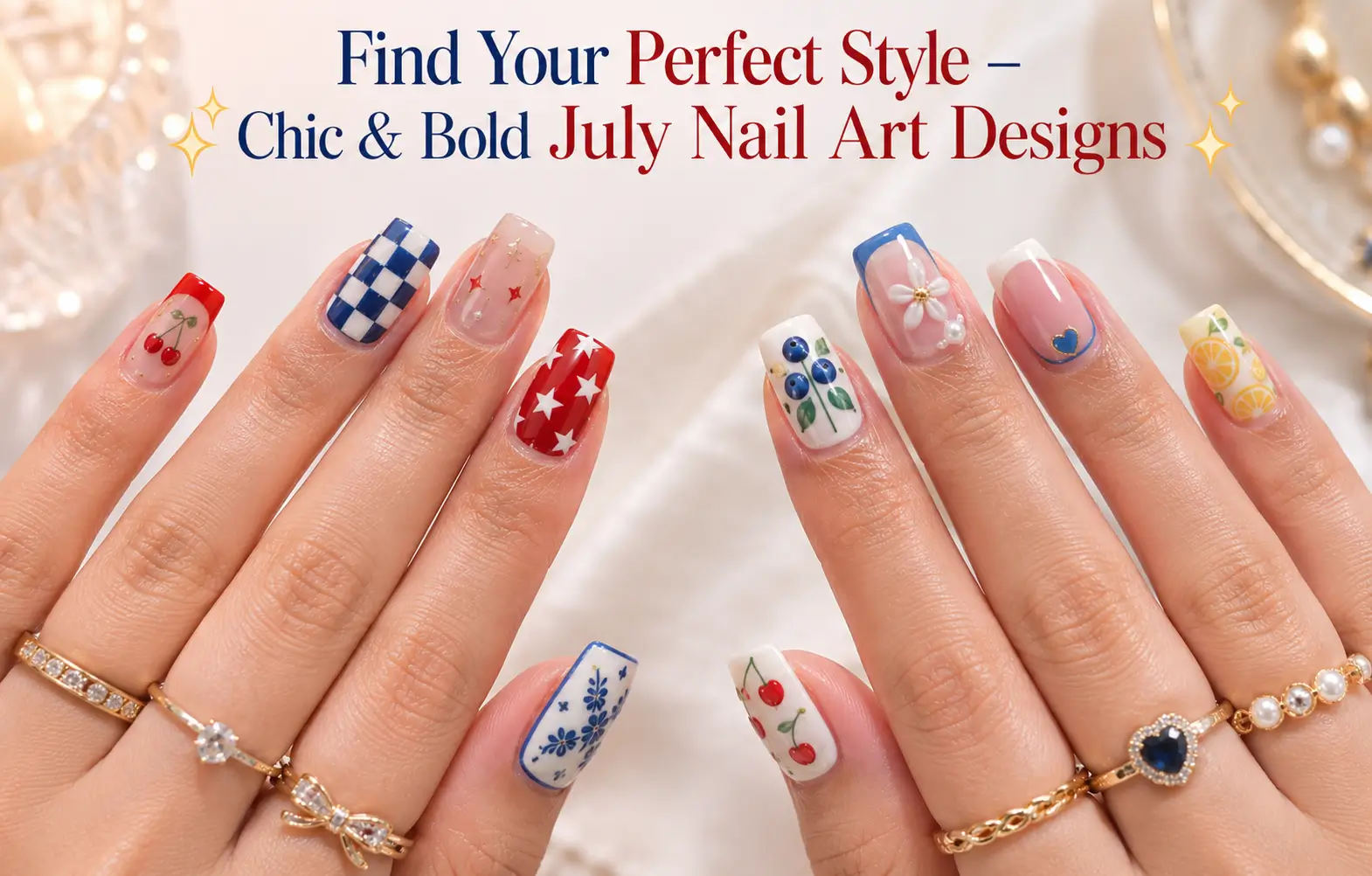 July Nail Art