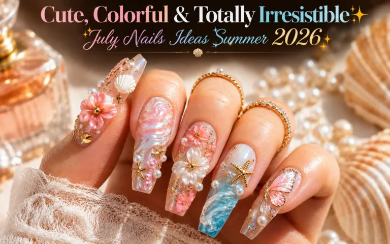 July Nails Ideas Summer