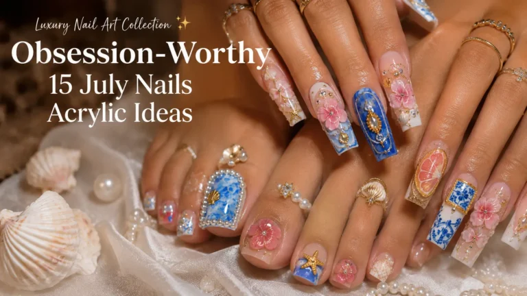 July Nails Acrylic