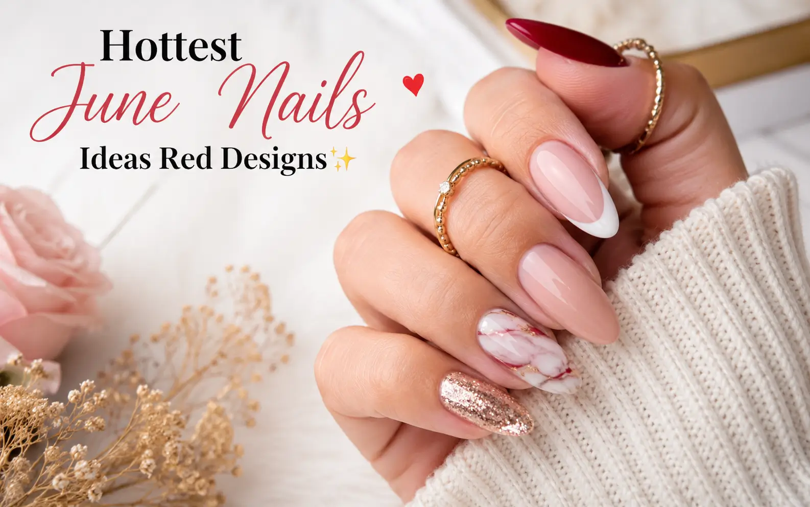 June Nails Ideas Red