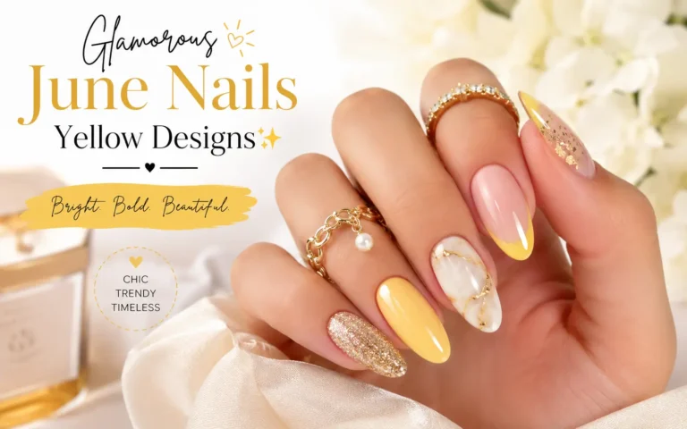 June Nails Yellow