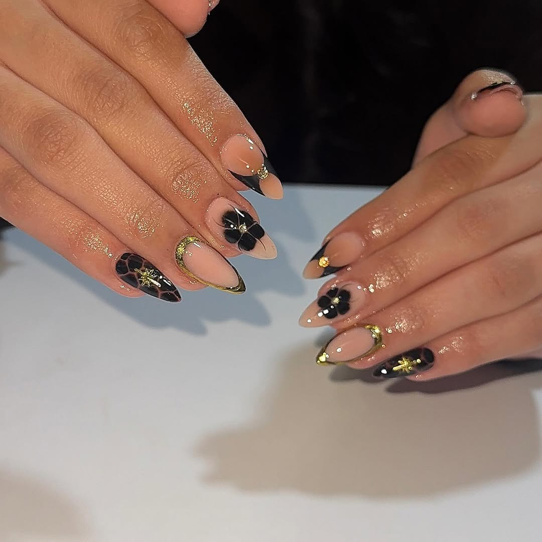 Mixed Animal Print and Floral Art