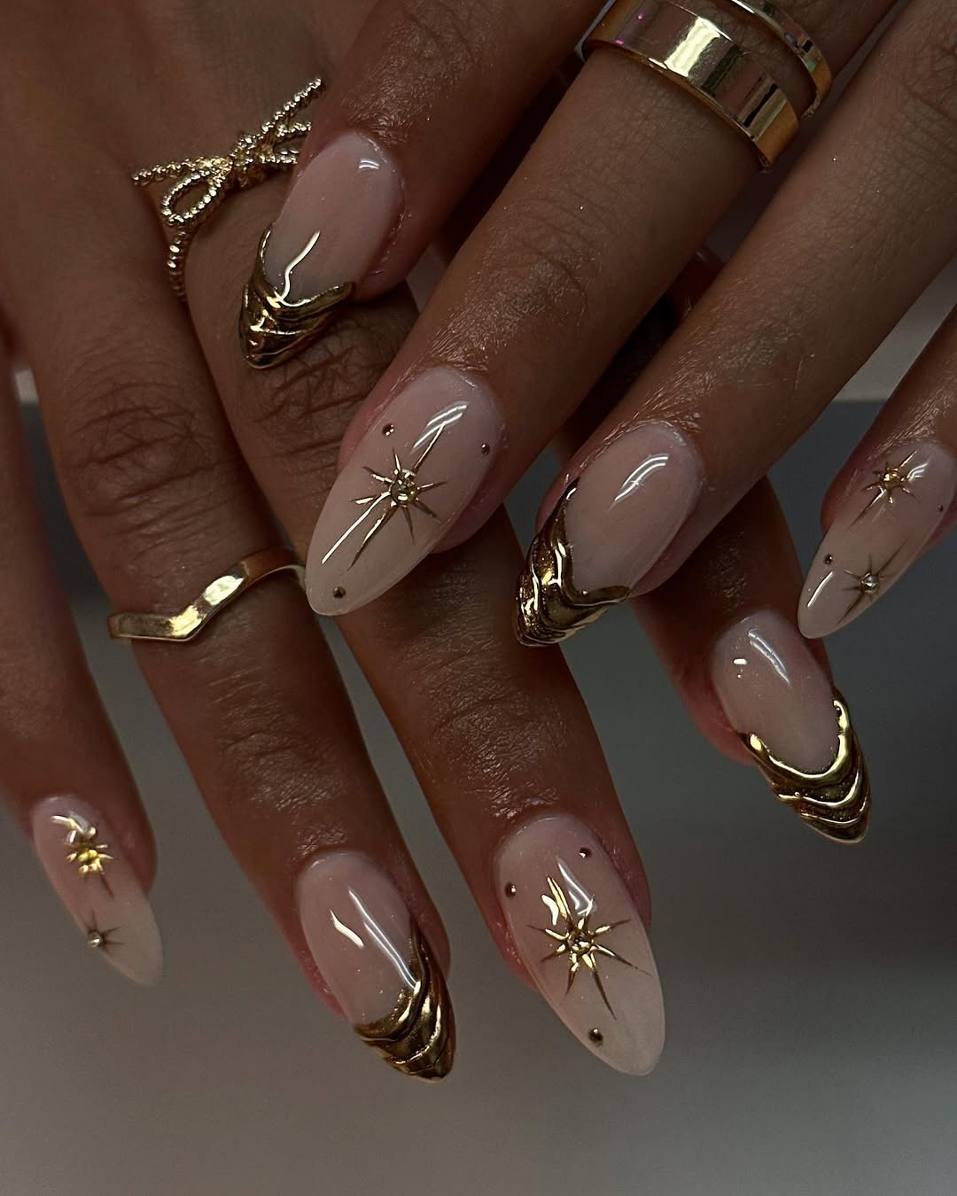 Molten Gold Tips and Starbursts