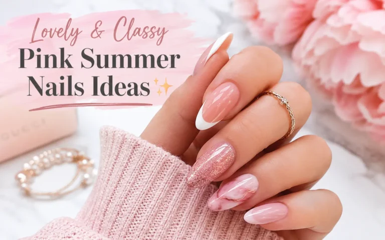 Pink Summer Nails