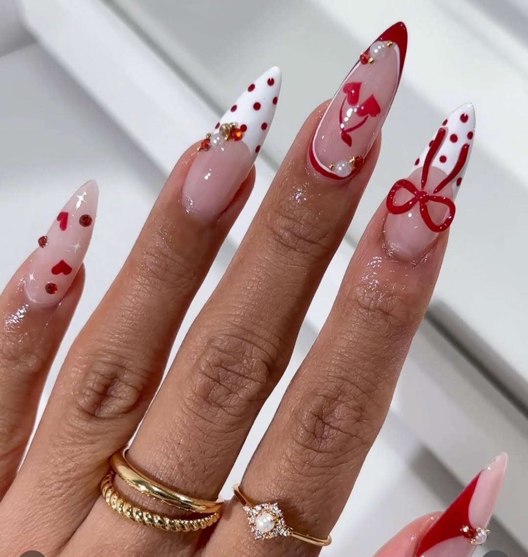 Polka Dots and Heart Cherries