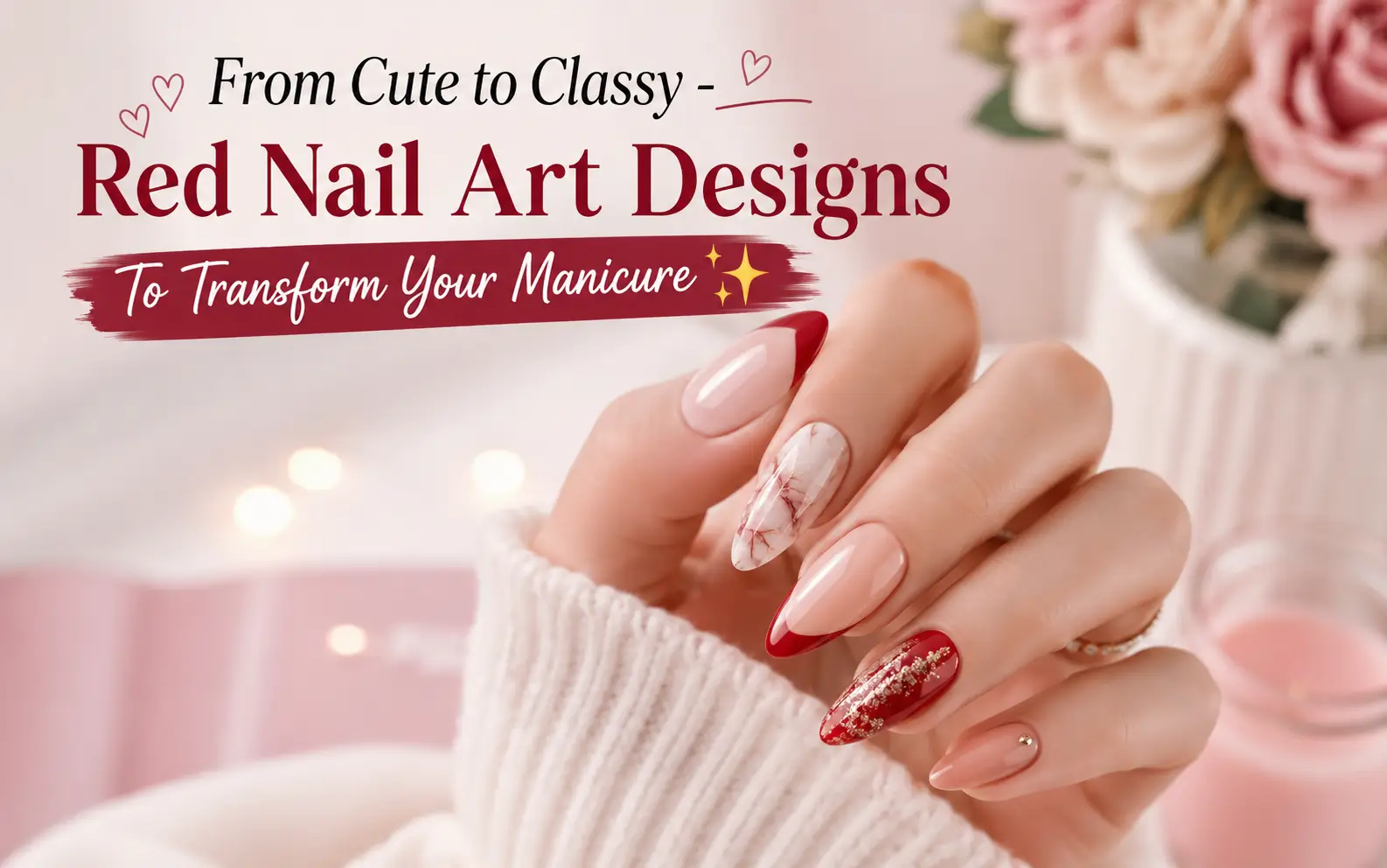Red Nail Art Designs