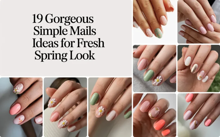 Simple May Nails Ideas