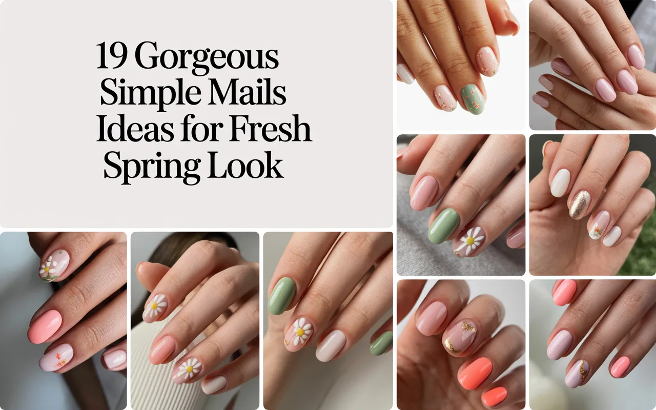 Simple May Nails Ideas
