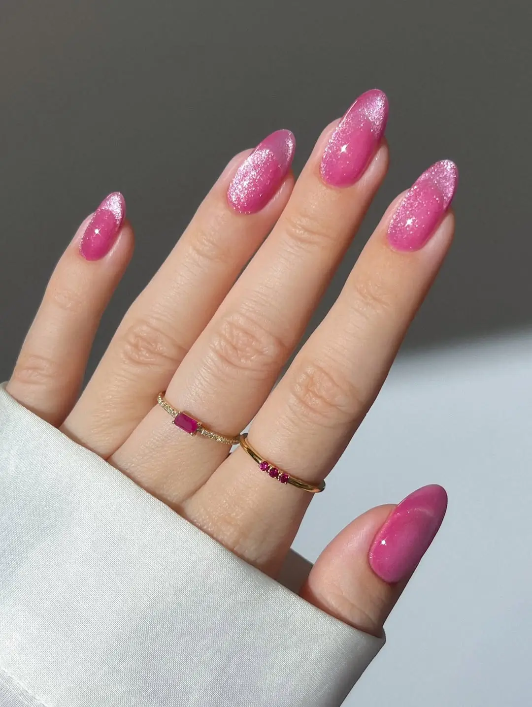 Sparkling Pink Velvet Gradient