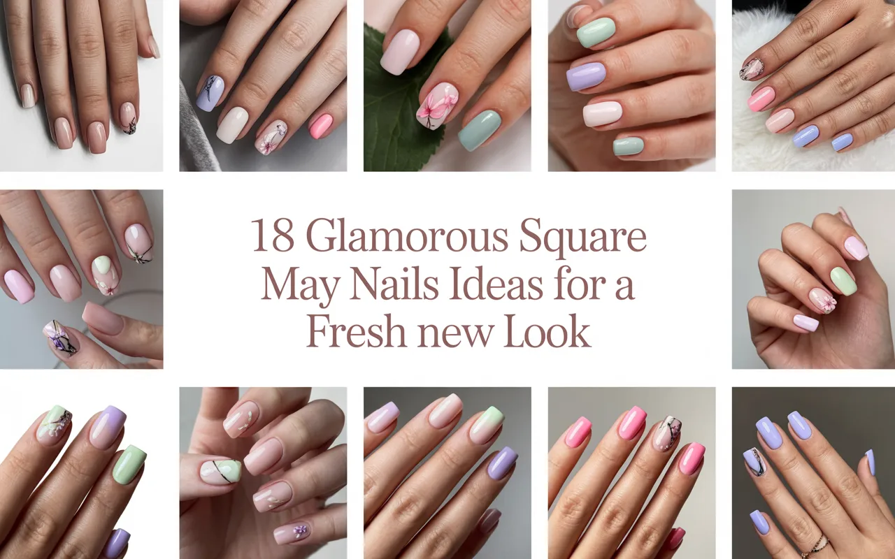 Square May Nails Ideas
