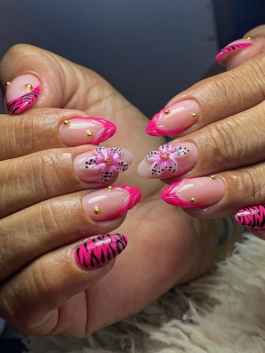 Zebra Stripes and Sculpted Lilies