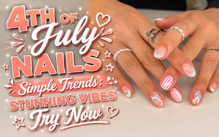 4th Of July Nails Simple