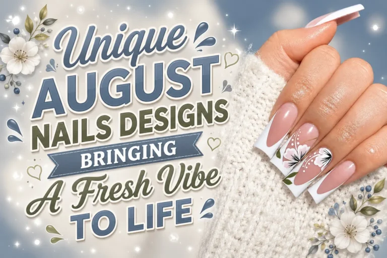 August Nails Designs