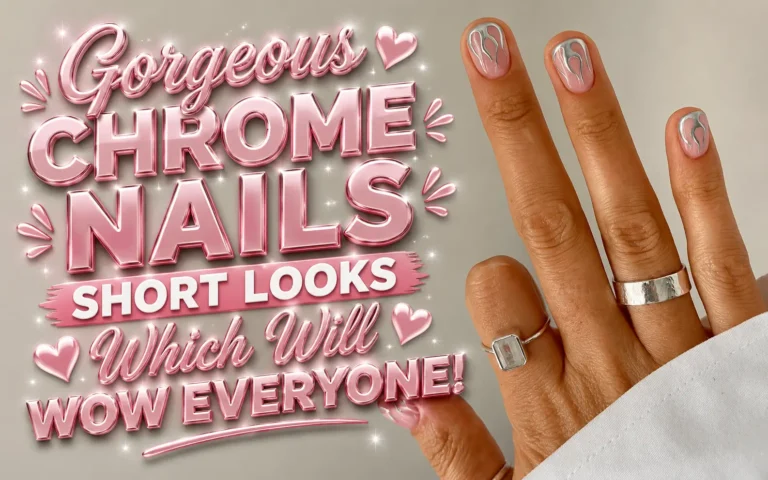 Chrome Nails Short