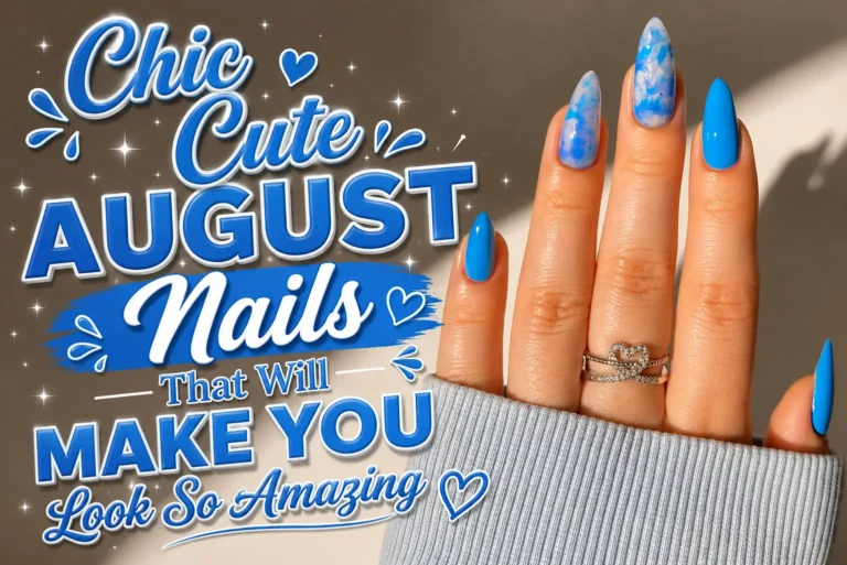 Cute August Nails