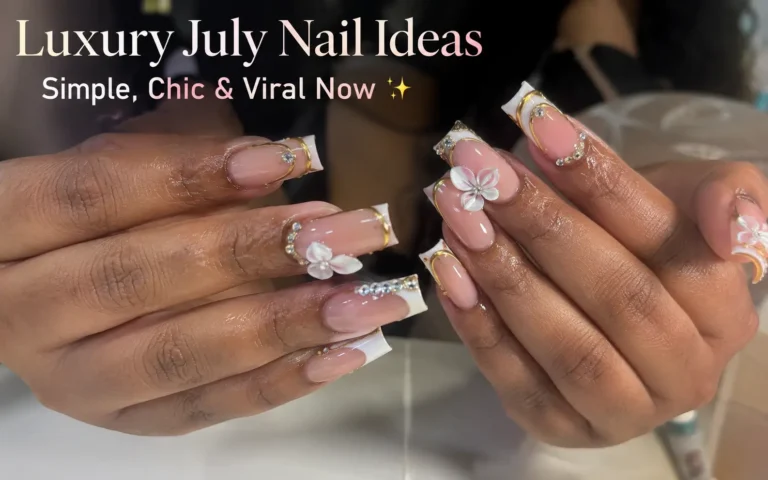July Nail Ideas Simple