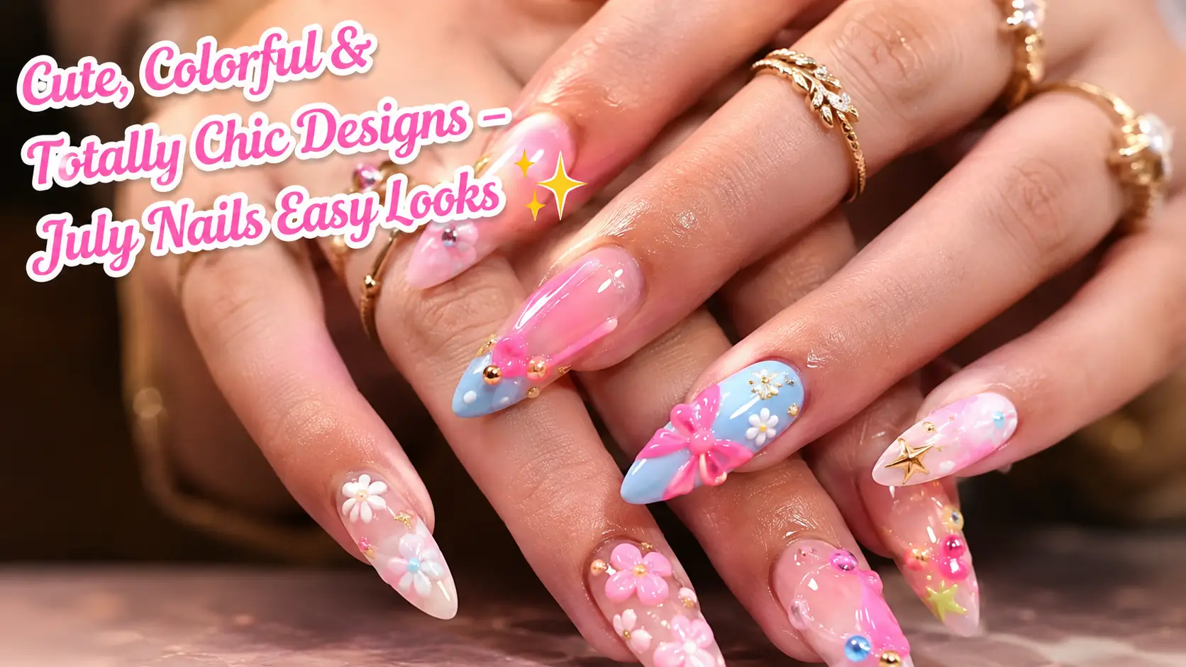 July Nails Easy