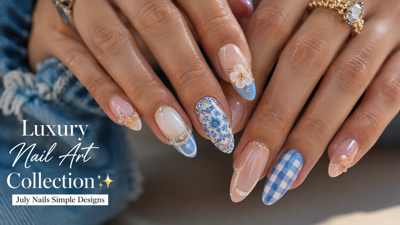 July Nails Simple