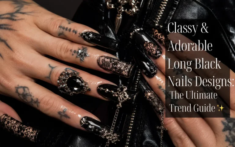 Long Black Nails