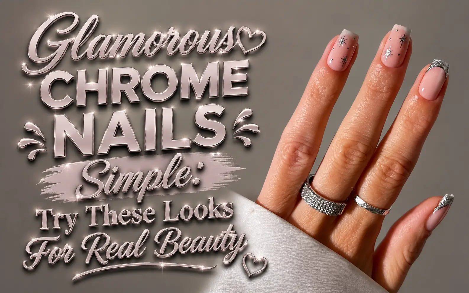 Chrome Nails Simple