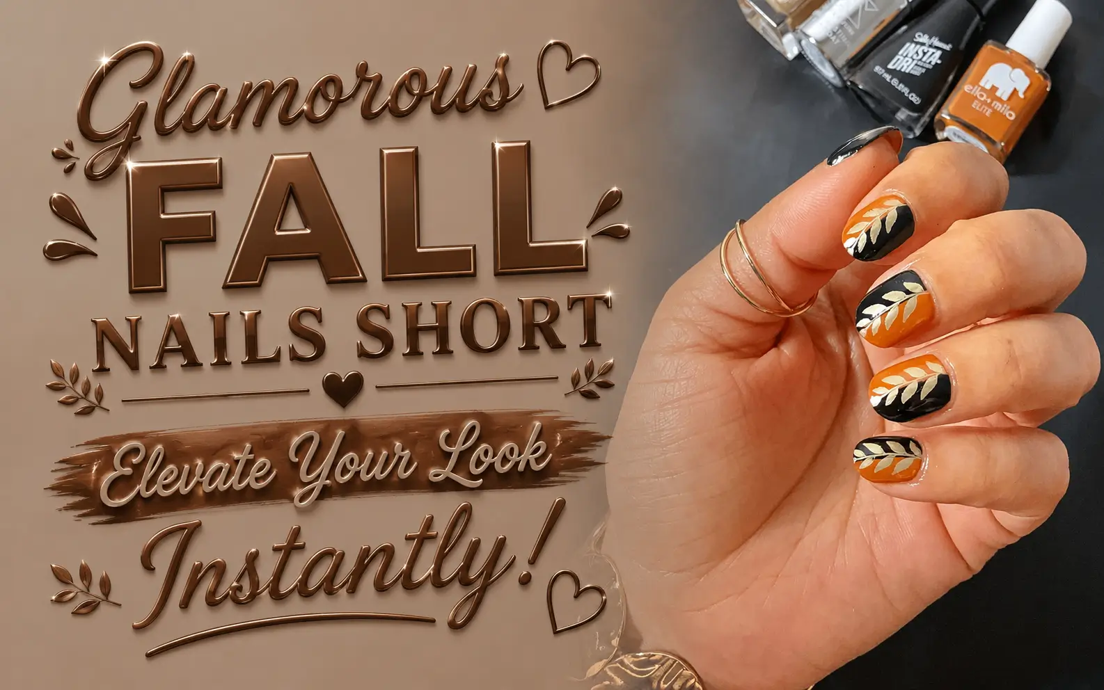 Fall Nails Short