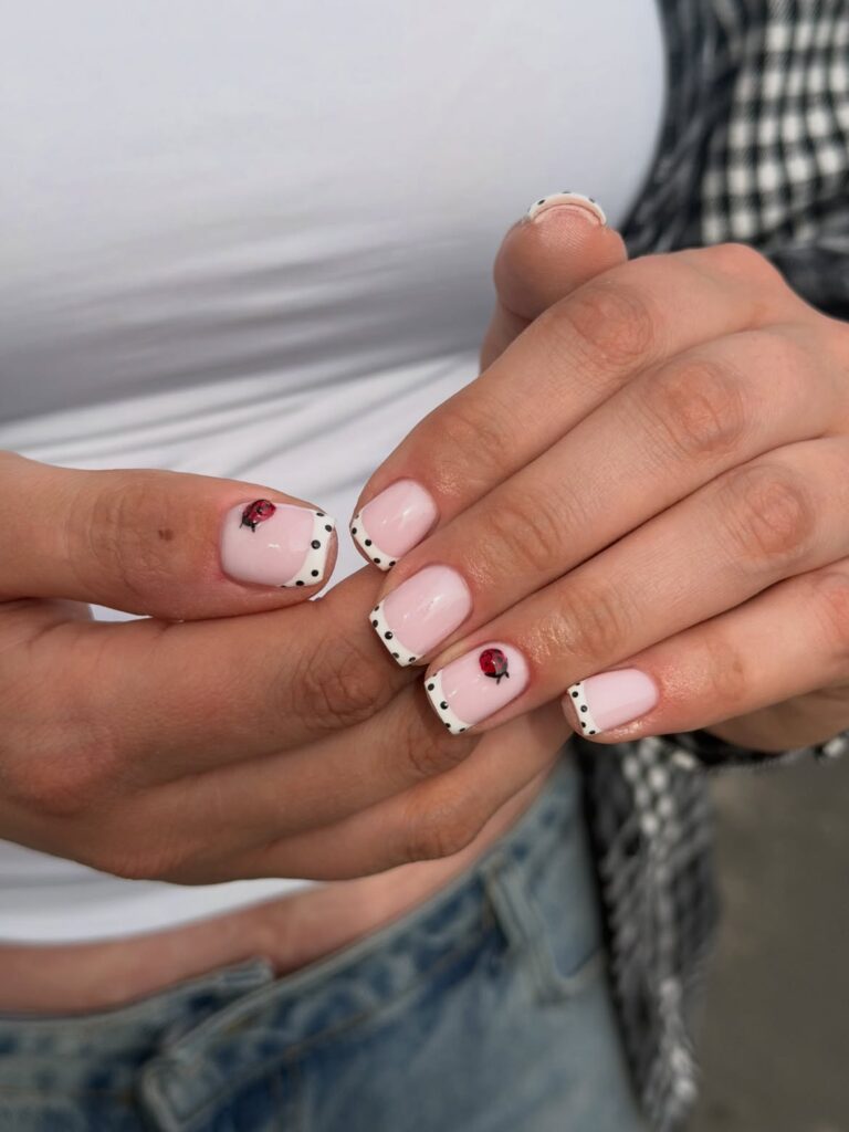 Ladybug Polka Dot Tips