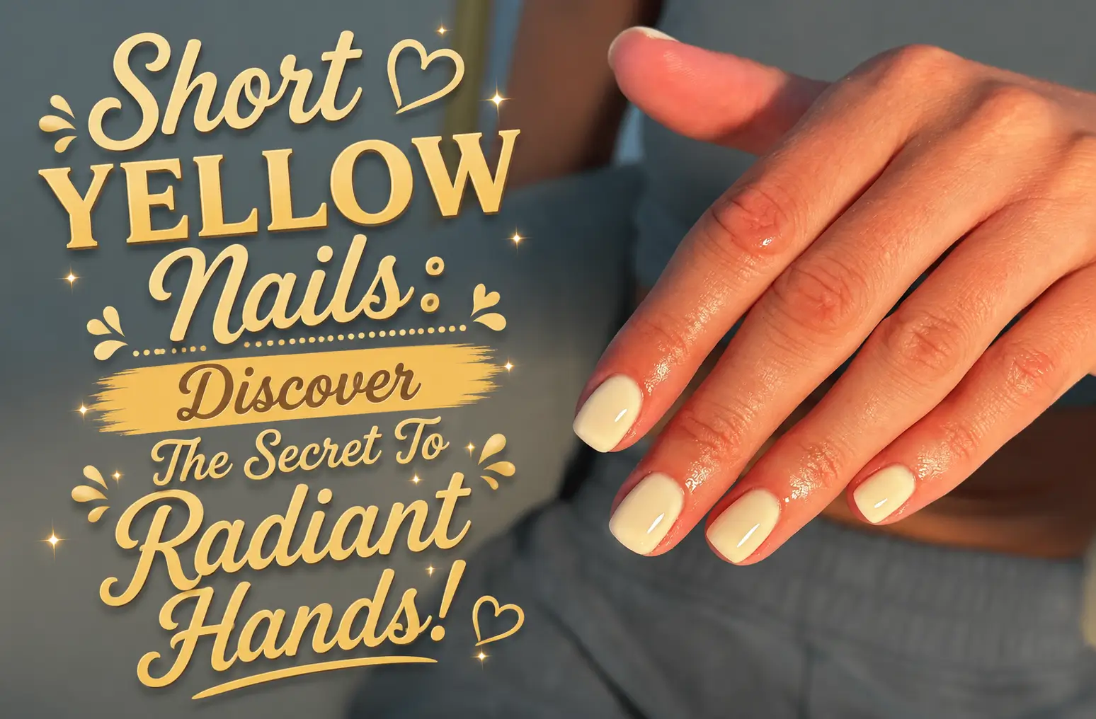 Short Yellow Nails
