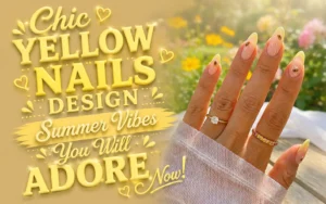 Yellow Nails Design Summer