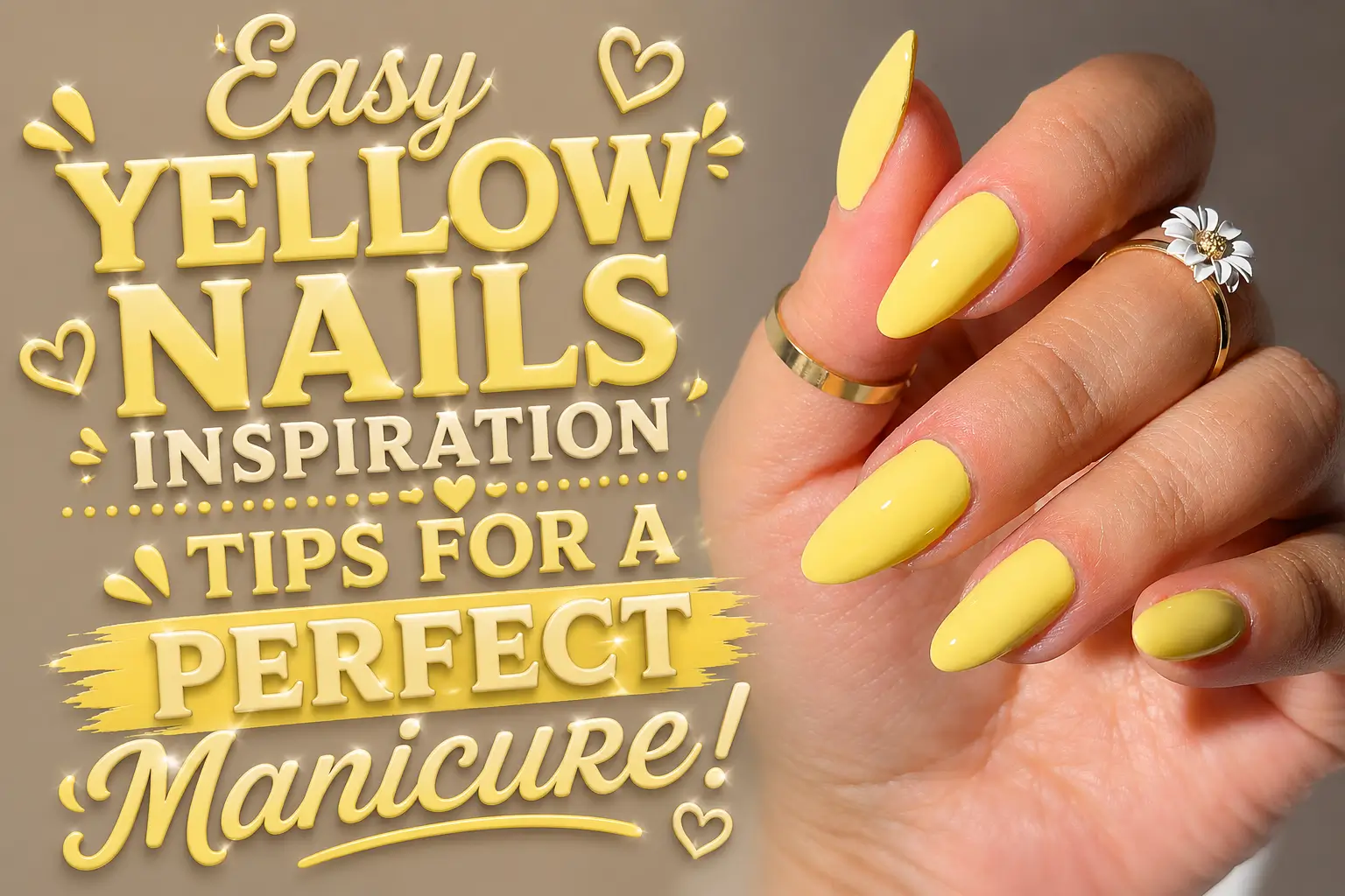 Yellow Nails Inspiration