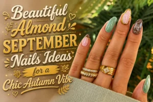 Almond September Nails