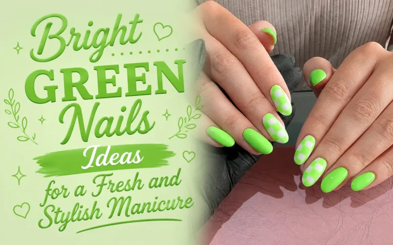 Bright Green Nails