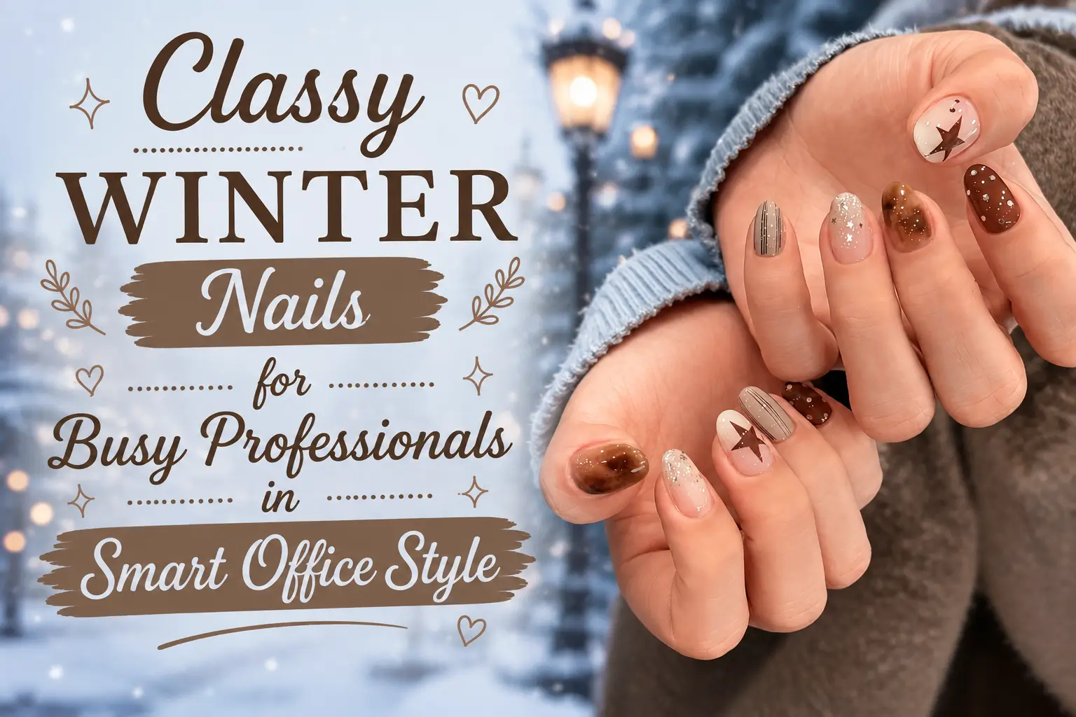 Chic Winter Nails for Busy Professionals