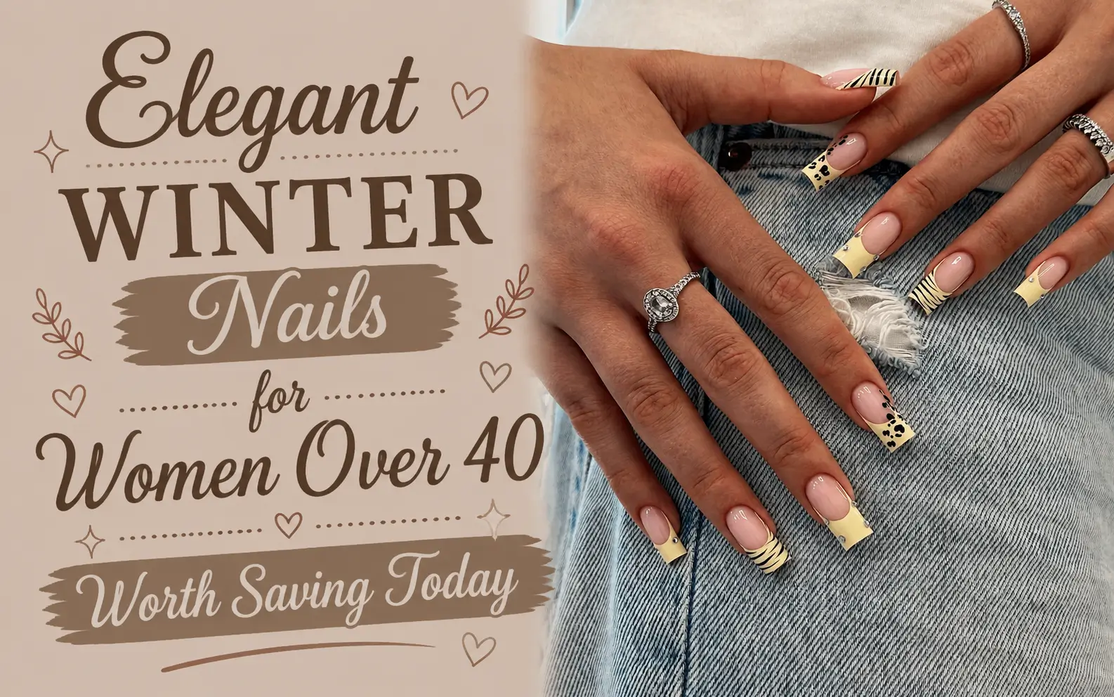 Elegant Winter Nails for Women Over 40