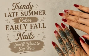 Late Summer Color Early Fall Nails