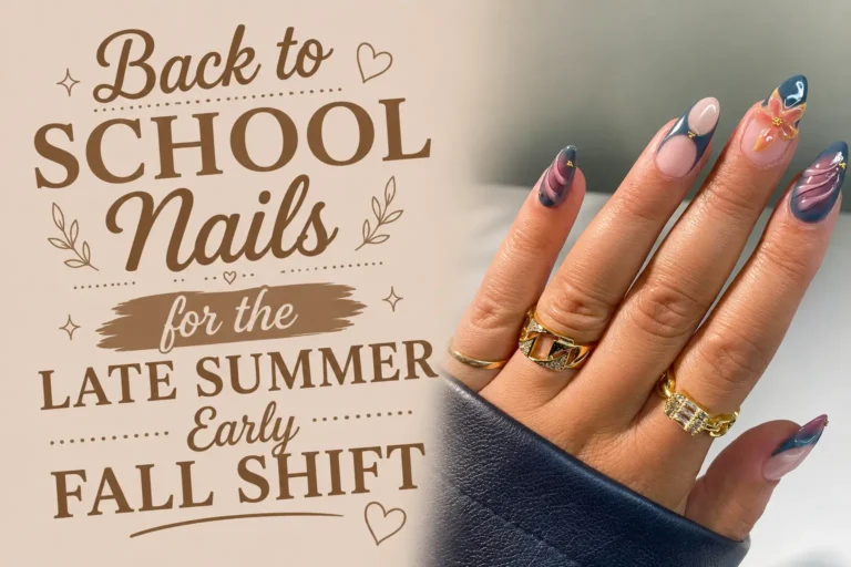 Late Summer Early Fall Nails for Back to School