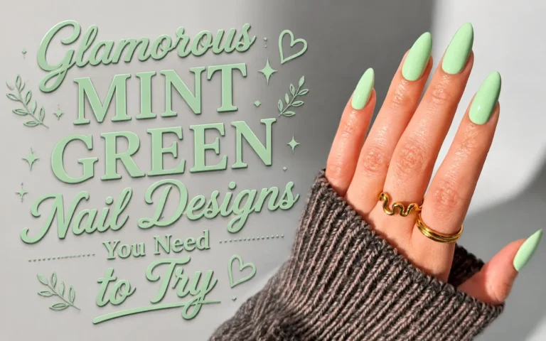 Mint Green Nails