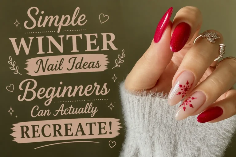 Simple Winter Nails for Beginners