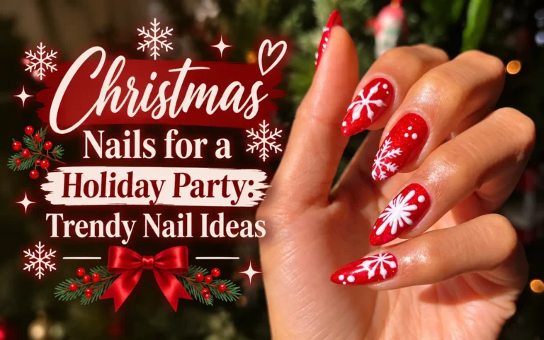 Christmas Nails for a Holiday Party