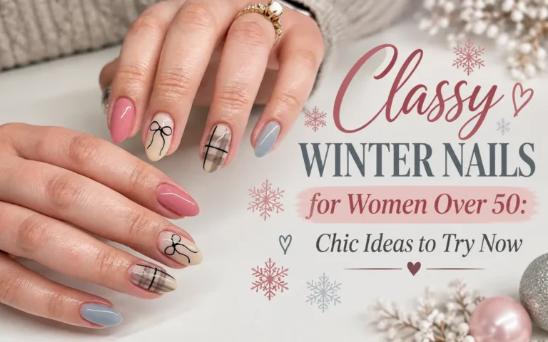 Classy Winter Nails for Women Over 50