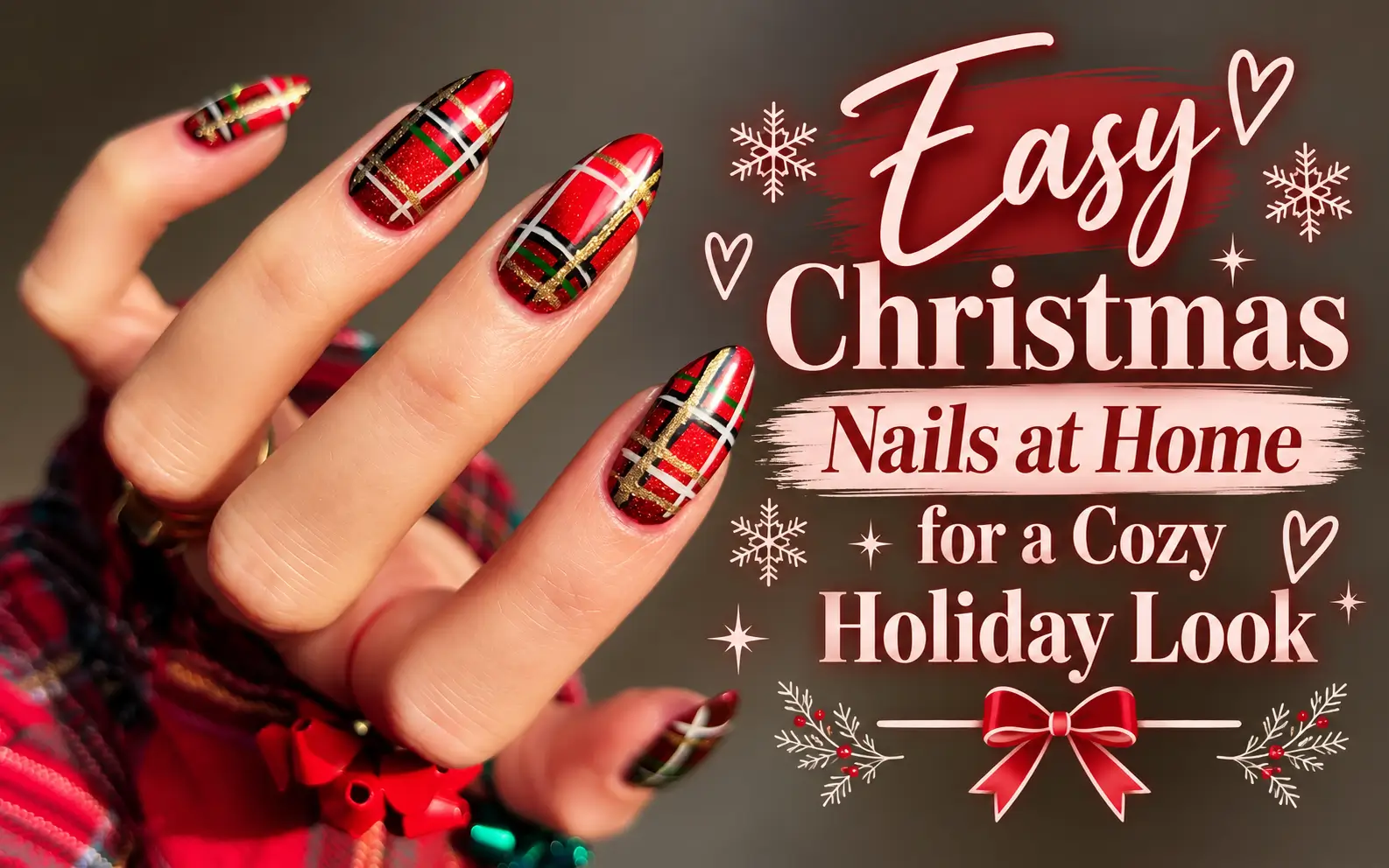 Easy Christmas Nails to Do at Home