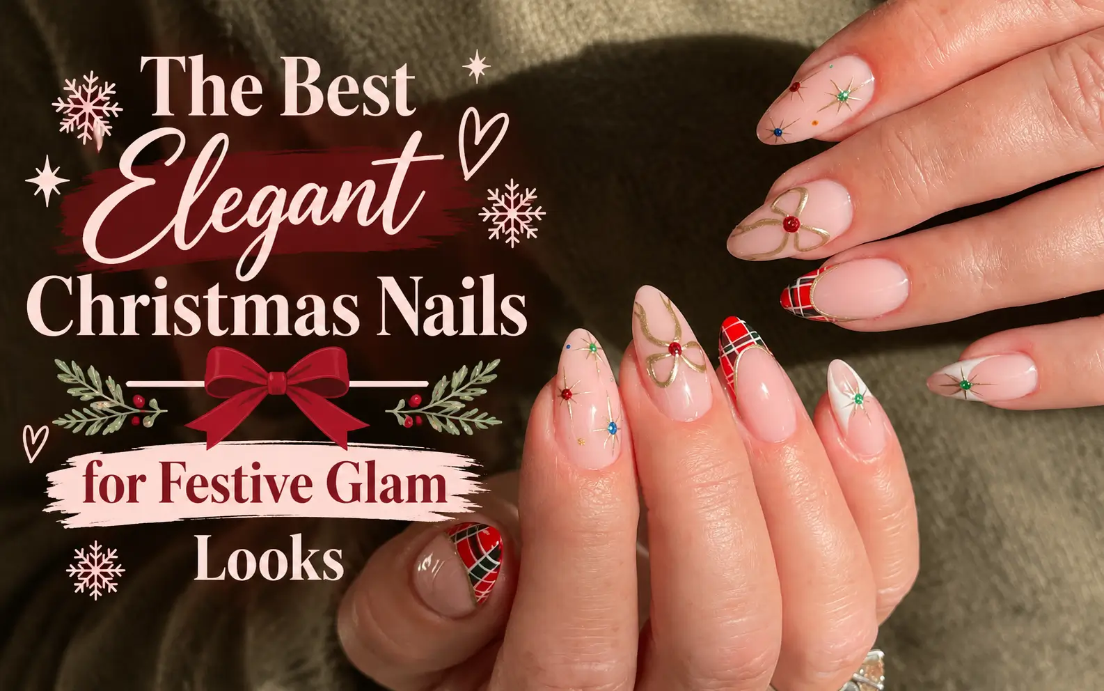 Elegant Christmas Nails