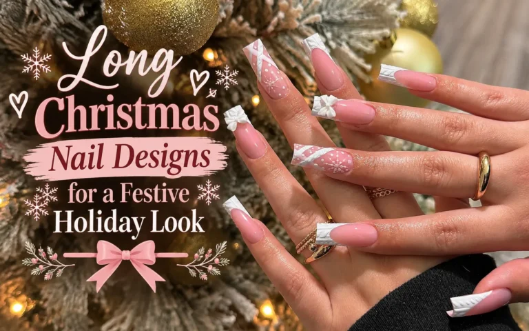 Long Christmas Nail Designs