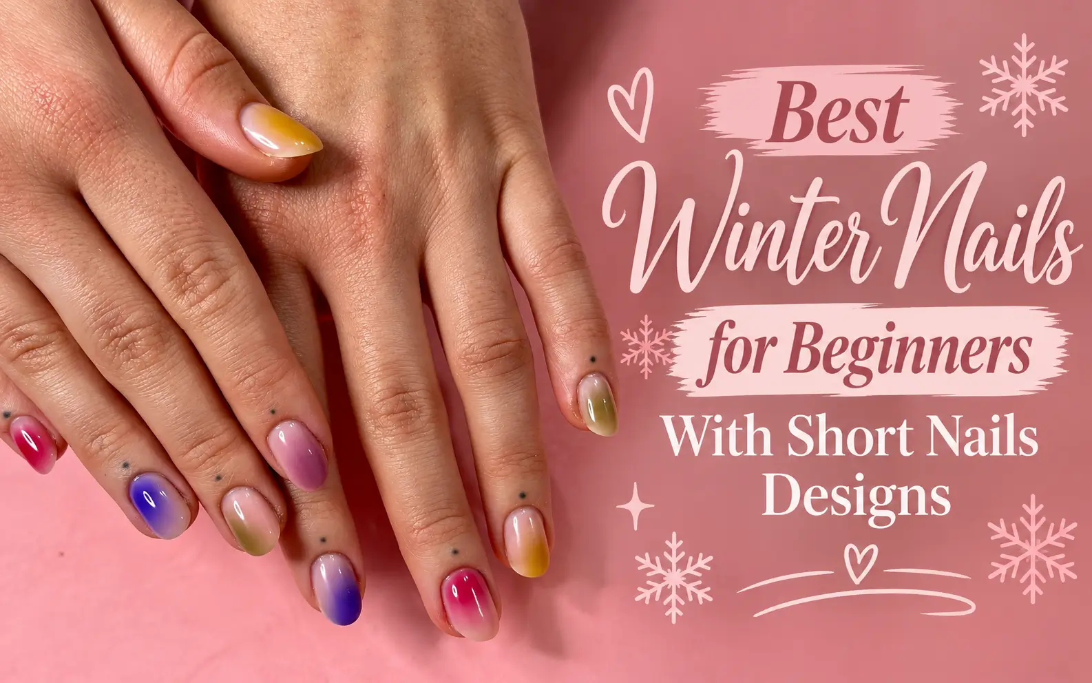 Winter Nails for Beginners With Short Nails